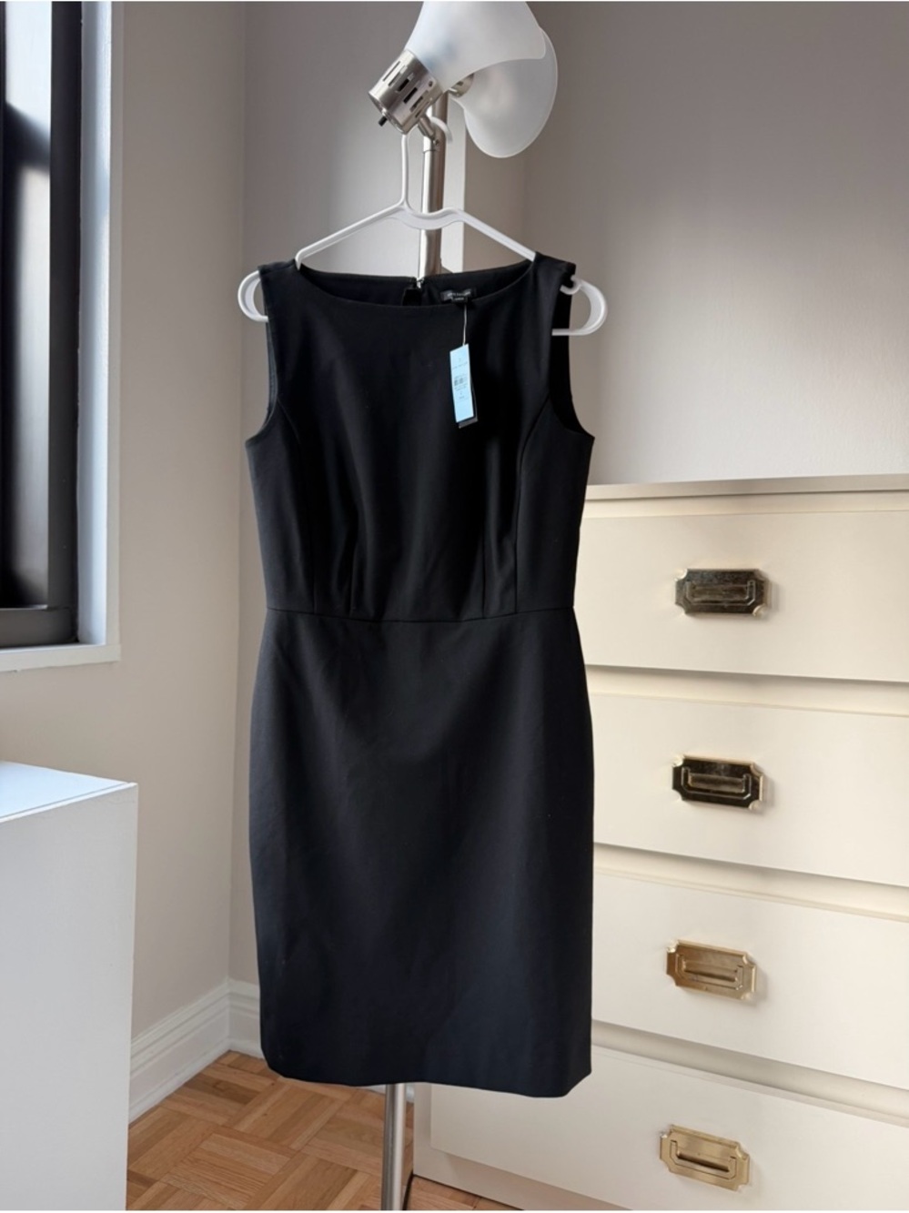Ann Taylor Classic Black Sheath Dress